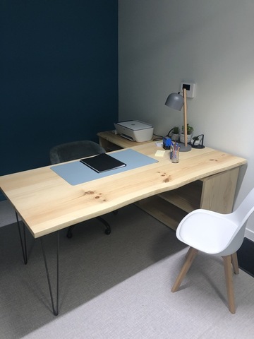 Création d'un bureau en bois près de Villeneuve-Sur-Lot